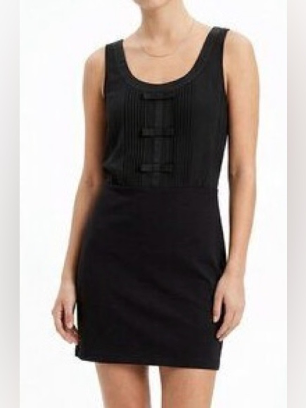 American Eagle Black Sleeveless Scoop-Neck Dress